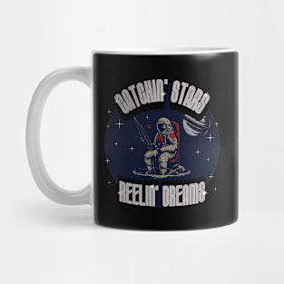 Astronaut Fishing In Space Mug